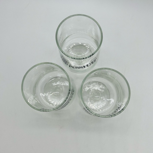 THE PUSSYCAT SET OF 3 VINTAGE 1972 EARLY TIMES KENTUCKY BAR WARE - Picture 2 of 11